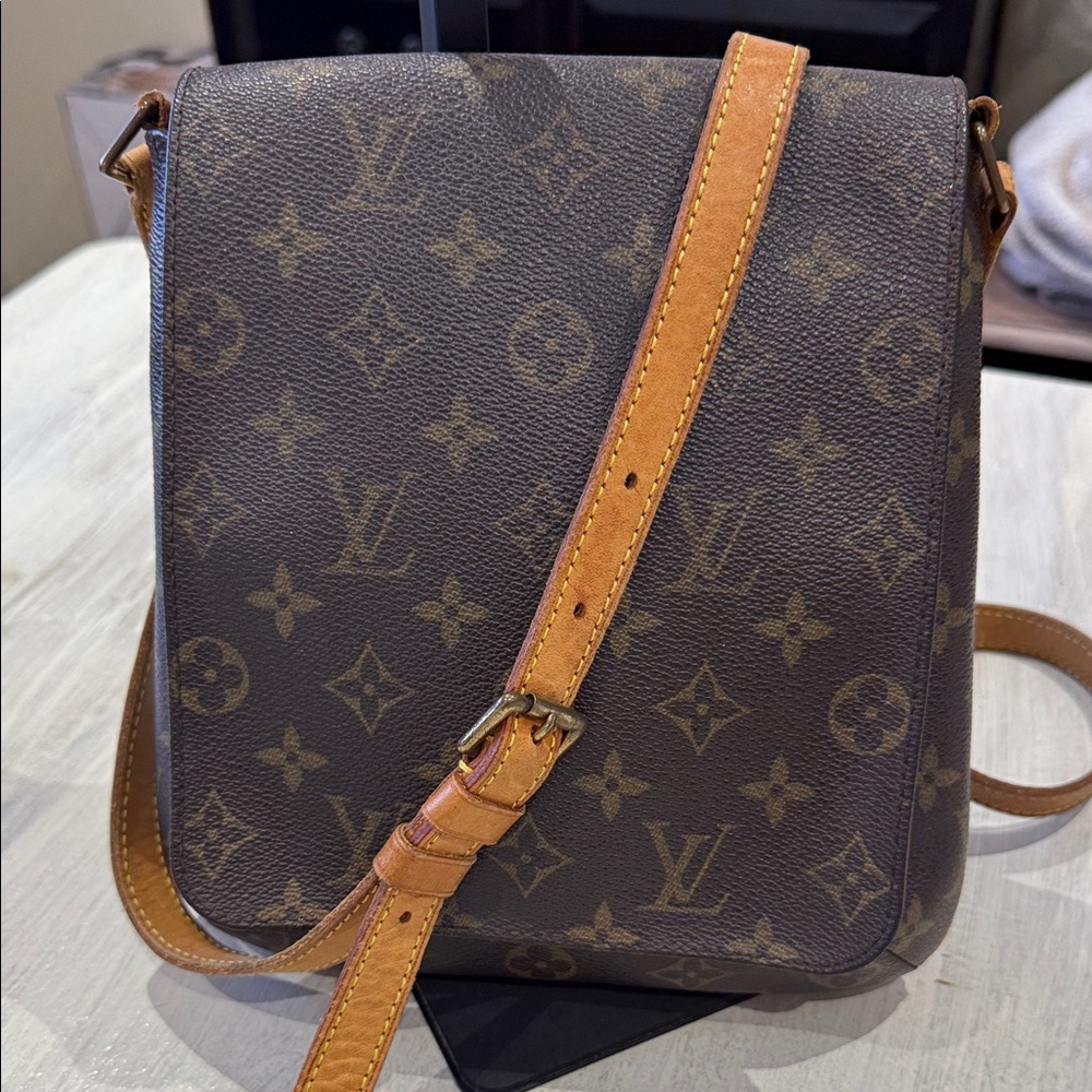 Louis Vuitton Musette Salsa Monogram Brown Crossbody Bag